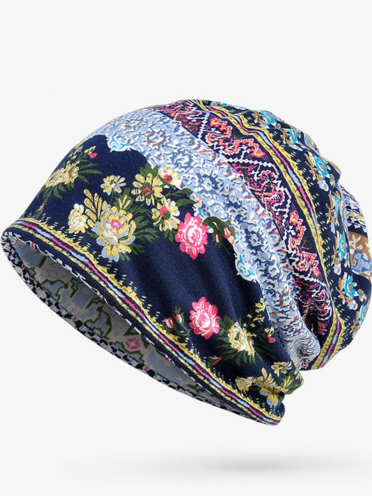 Spring Thin Women Adult Floral Prints Hat