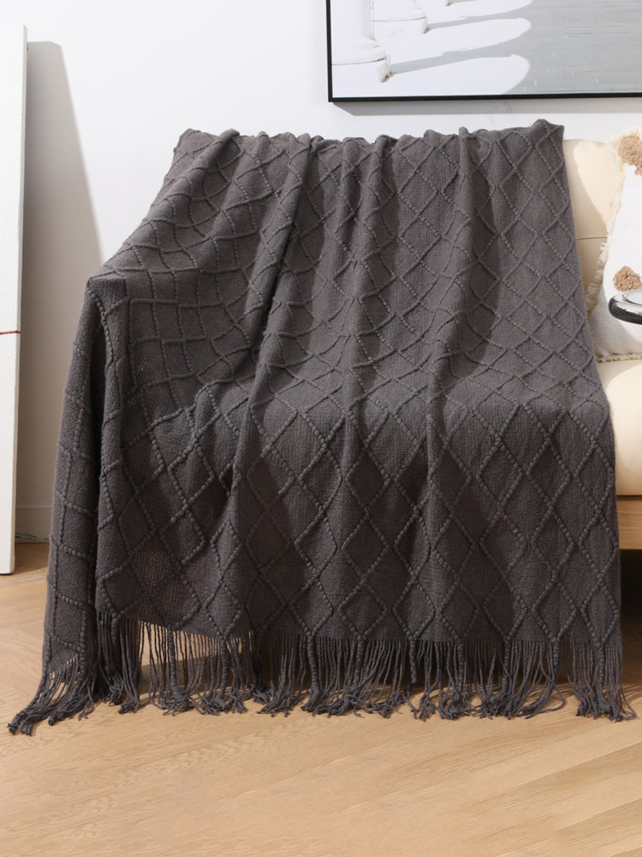 Summer Nap Knited Tassel Sofa Blanket